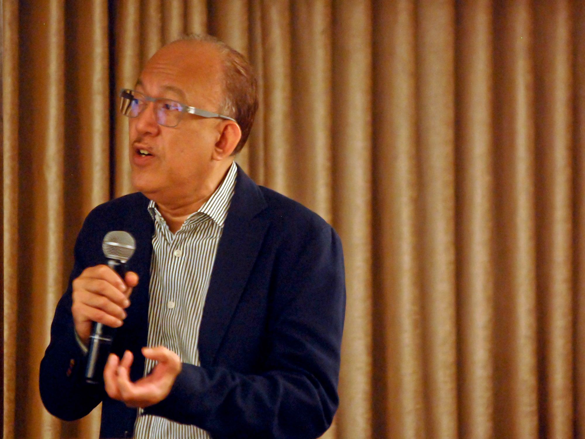 Ronald Llamas, Chairman Emeritus of Akbayan. IMAGE BY  ANGELO CANTERA