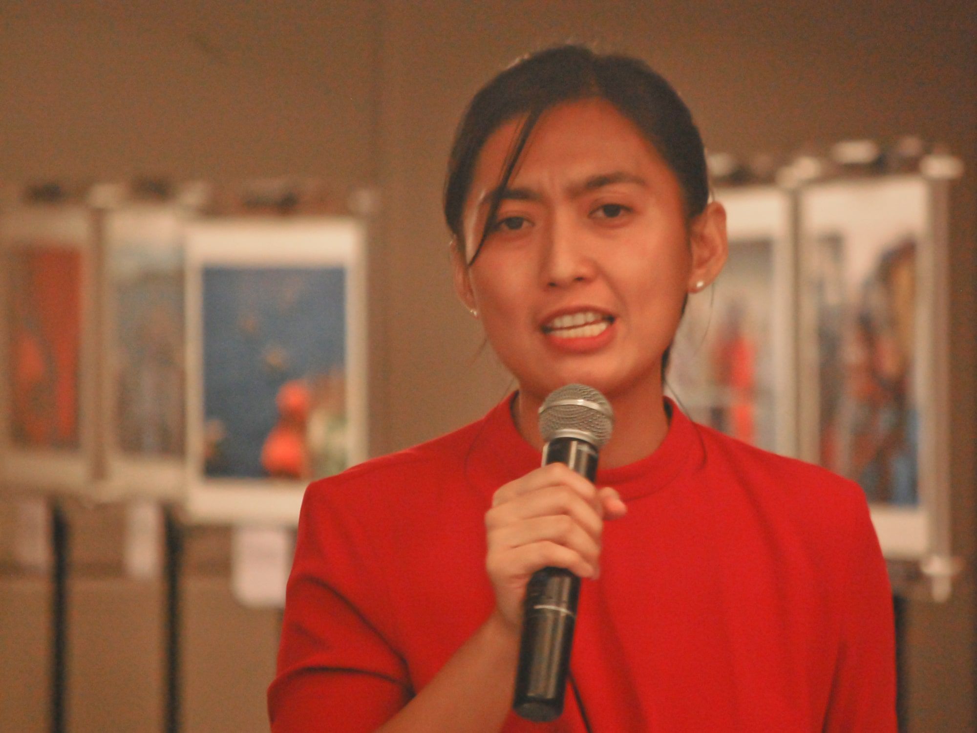 Rafaela "Paeng" David, President of Akbayan. IMAGE BY ANGELO CANTERA 